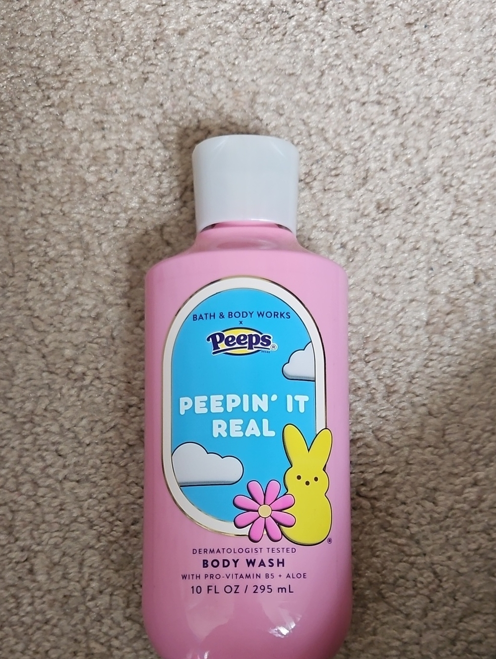 Bath & Body Works x Peeps "Peepin' It Real" Pink Body Wash